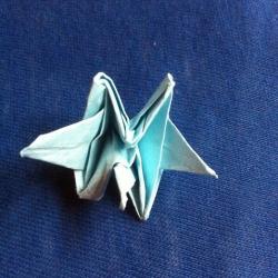 Origami Stern aus Papier falten Schritt 23