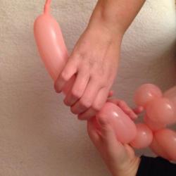 Elefant aus Modellierballons basteln Schritt 13