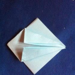 Origami Stern aus Papier falten Schritt 7