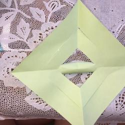 3D Stern aus Papier selbst basteln Schritt 9