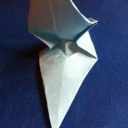 Origami Stern aus Papier falten Schritt 14