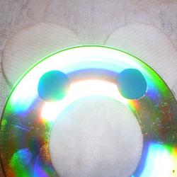 Bärchen aus CD basteln Schritt 6