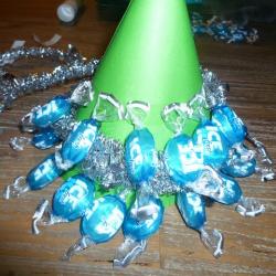 Tannenbaum aus ICE Bonbons selbst basteln Schritt 11