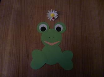 Frosch selbst basteln Schritt 7