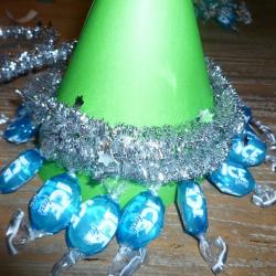 Tannenbaum aus ICE Bonbons selbst basteln Schritt 10