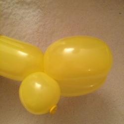 Tiere aus Modellierballons basteln Schritt 6