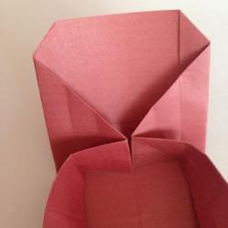 Origami Box in a Box basteln Schritt 19