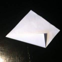 Origami Wal aus Papier falten Schritt 4