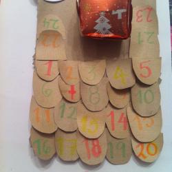 Adventskalender selbst basteln Schritt 9