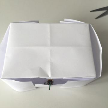 Explosion Box aus Papier selbst basteln Schritt 11