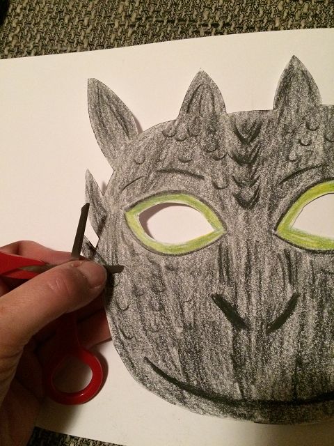 TOYANDONA Drachenmasken Zum Bemalen - 10 Stück DIY Bastelset