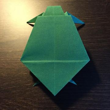 Schildkröte aus Papier basteln